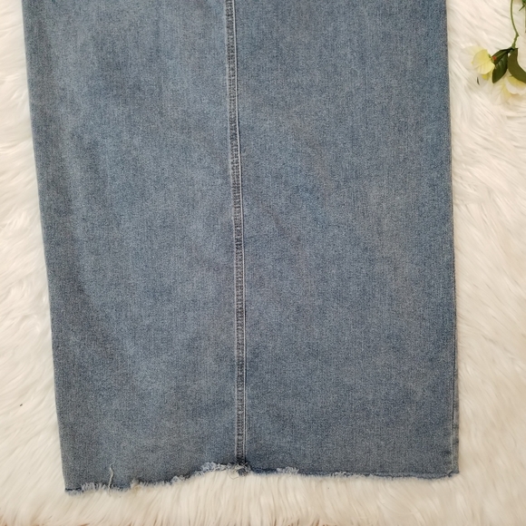 SÍNCERELYS JULES Classic Blue Denim Stretch Skirt SIZE 9/28 - Picture 9 of 13